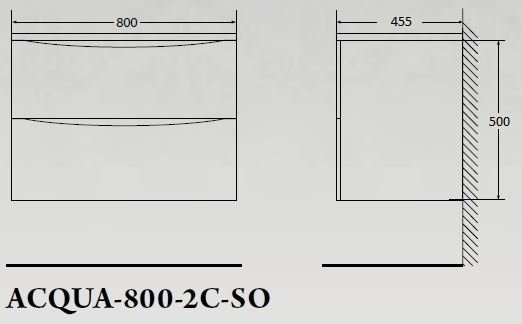 Тумба с раковиной BelBagno ACQUA 80 Pino Scania для ванной в интернет-магазине Sanbest