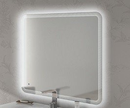 Зеркало с LED подсветкой Cezares 120х90 в ванную от интернет-магазине сантехники Sanbest