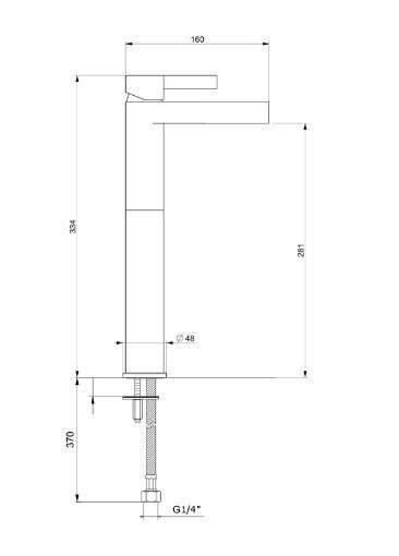 Смеситель для раковины Webert DoReMi DR830402345 купить в интернет-магазине сантехники Sanbest