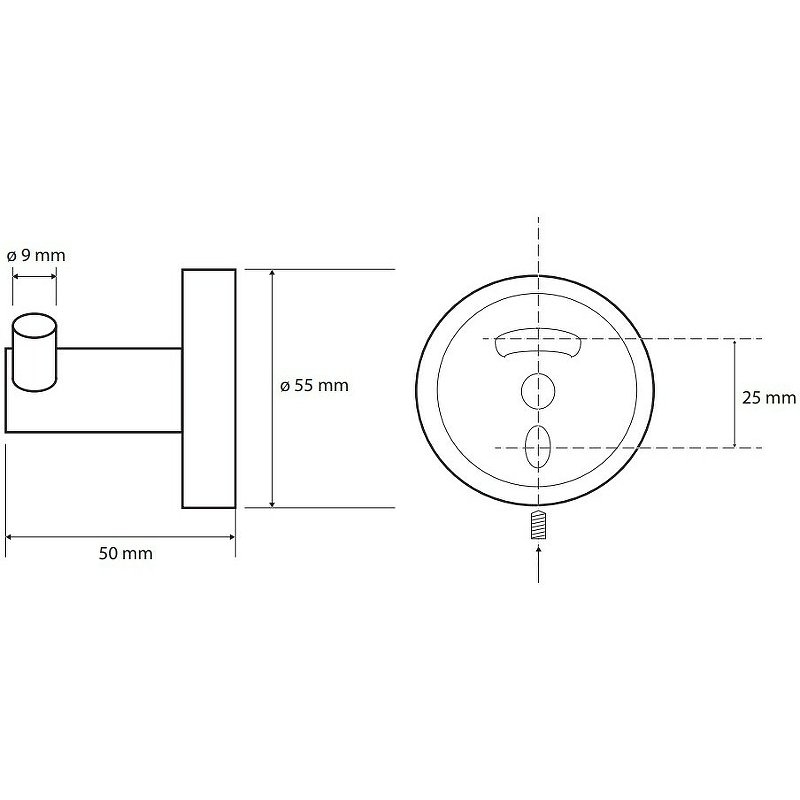 Крючок Bemeta Amber 155106032 медное золото купить в интернет-магазине сантехники Sanbest