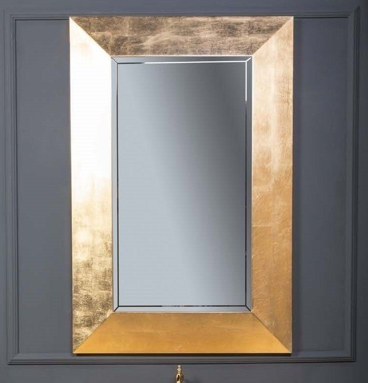 Зеркало Armadi Art Chelsea поталь золото 80 в ванную от интернет-магазине сантехники Sanbest