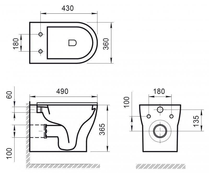 Унитаз подвесной BelBagno LUCIE BB063CHR купить в интернет-магазине Sanbest