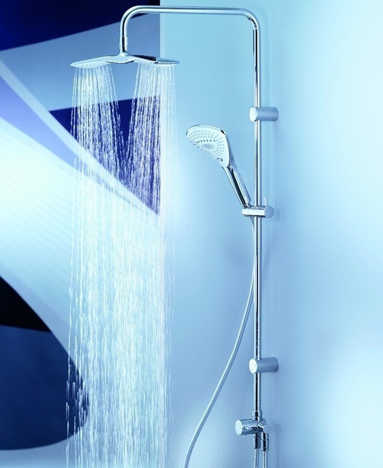 Душевая система Kludi Fizz Dual Shower System 670910500 купить в интернет-магазине сантехники Sanbest