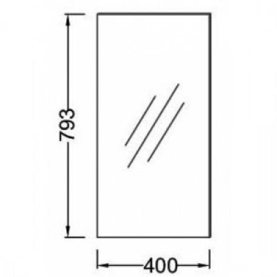 Зеркало Jacob Delafon POP LAMINAR EB407-NF 40 в ванную от интернет-магазине сантехники Sanbest