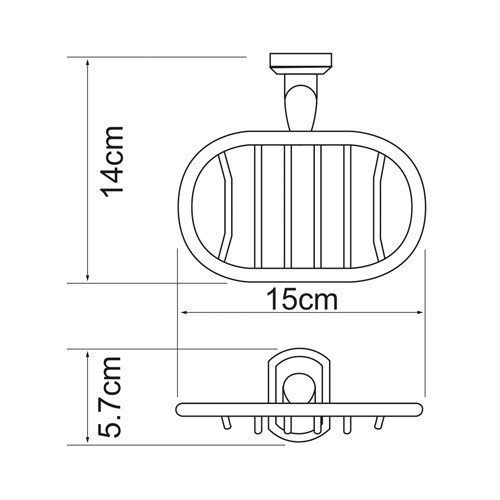 Мыльница решетка WasserKRAFT Oder К-3069 купить в интернет-магазине сантехники Sanbest