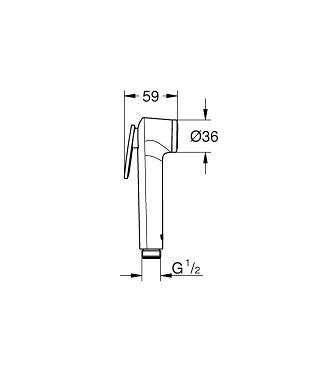 Гигиенический душ Grohe Tempesta-F Trigger Spray 28020L01  купить в интернет-магазине сантехники Sanbest