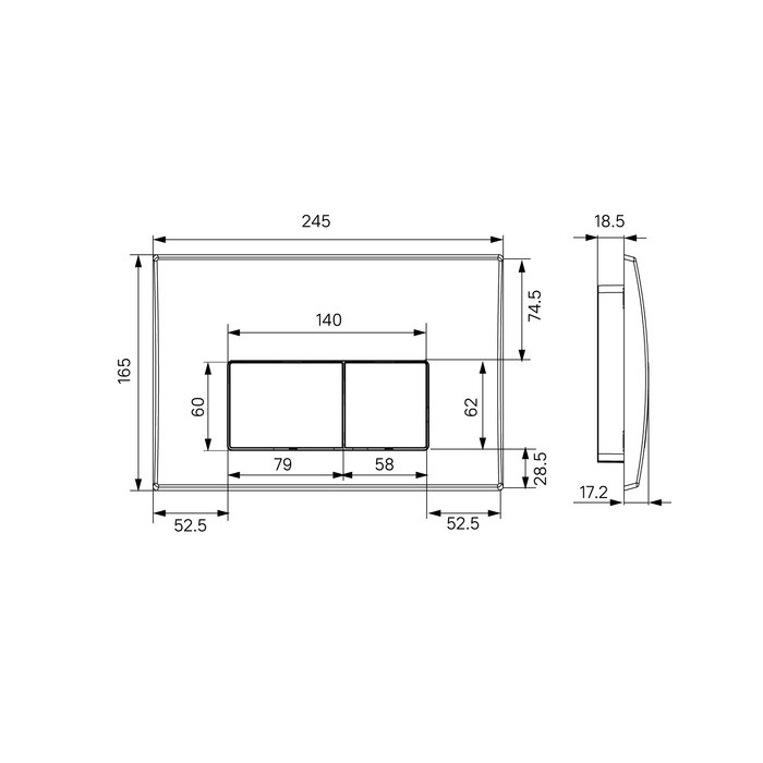 Инсталляция для унитаза Iddis Optima Home OPH00GCi32K купить в интернет-магазине сантехники Sanbest