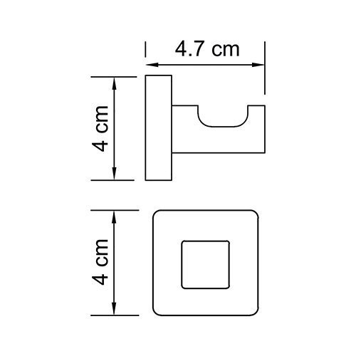 Крючок WasserKRAFT Dill K-3923 купить в интернет-магазине сантехники Sanbest