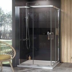 Душевой уголок Ravak 10° 10RV2K 90x80 блестящий/Transparent купить в интернет-магазине Sanbest