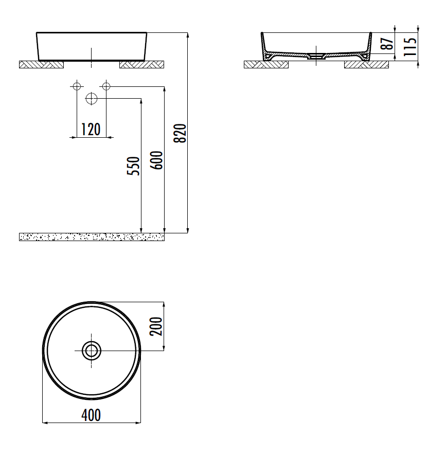 Раковина Creavit Loop LP140 купить в интернет-магазине Sanbest