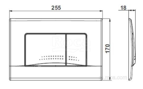 Кнопка для инсталляции Roca Active 32B 8901130B1 купить в интернет-магазине сантехники Sanbest