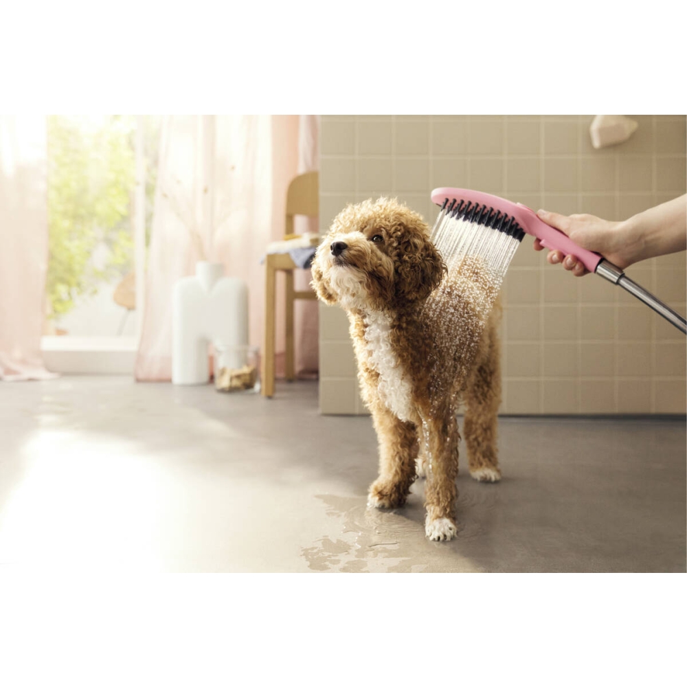 Душевая лейка для собак Hansgrohe DogShower 26640560 розовый купить в интернет-магазине сантехники Sanbest