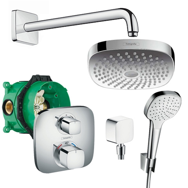 Душевая система Hansgrohe Croma Select E/Ecostat 27294000 хром купить в интернет-магазине сантехники Sanbest