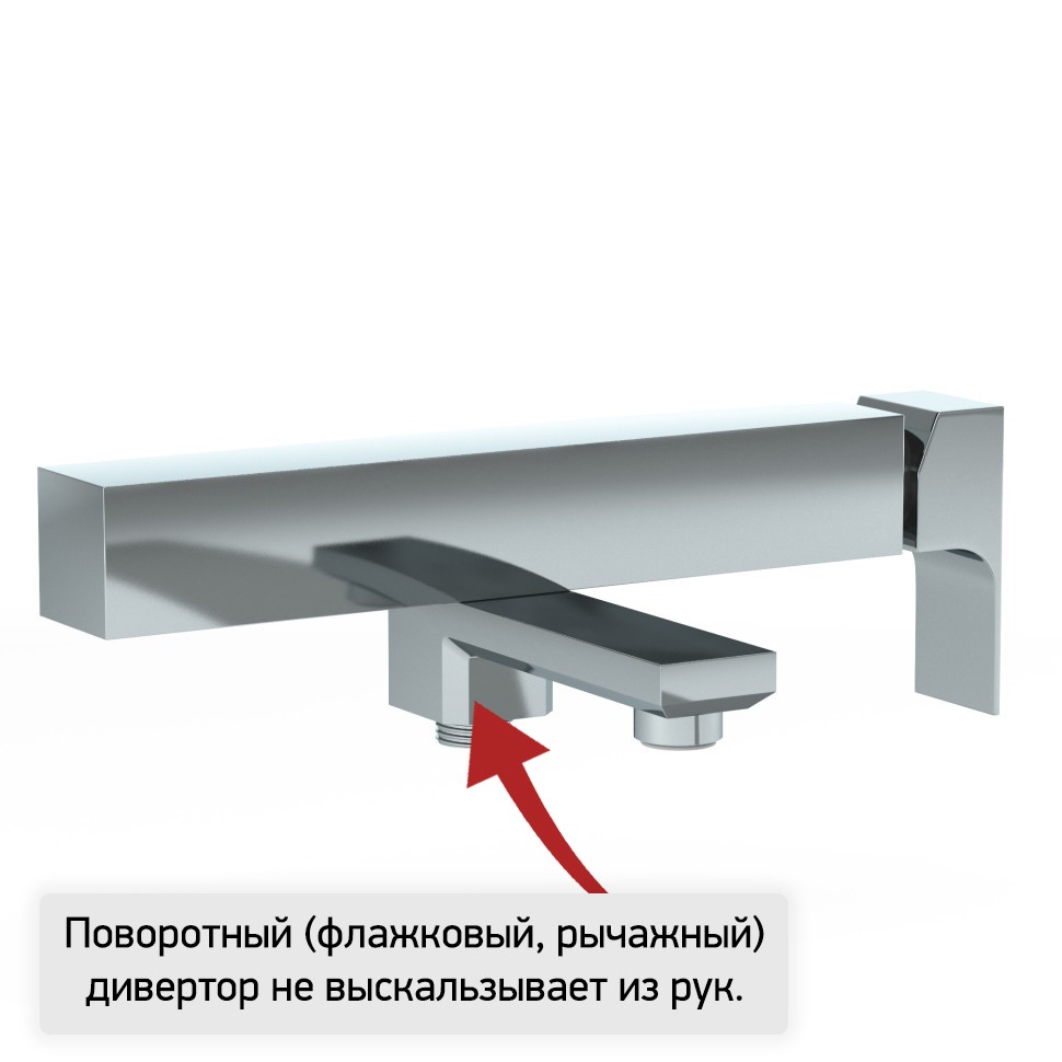 Смеситель для ванны PAINI Grazia 21CR111 хром купить в интернет-магазине сантехники Sanbest