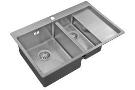 Мойка кухонная Zorg Inox R 5178-2-L Сталь купить в интернет-магазине сантехники Sanbest