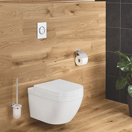 Унитаз подвесной Grohe EURO CERAMIC 39554000 безободковый, с крышкой микролифт купить в интернет-магазине Sanbest