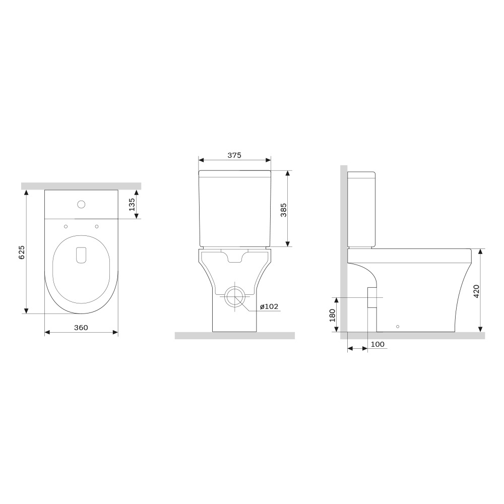 Унитаз-компакт Damixa Skyline DX35C8600SC белый, с крышкой микролифт, с бачком, безободковый купить в интернет-магазине Sanbest