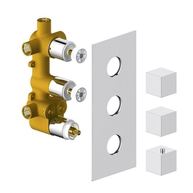 Душевая система Timo Tetra-thermo SX-0179/00SM хром купить в интернет-магазине сантехники Sanbest