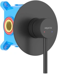 Смеситель для душа Aquatek Европа AQ1366MB черный матовый купить в интернет-магазине сантехники Sanbest