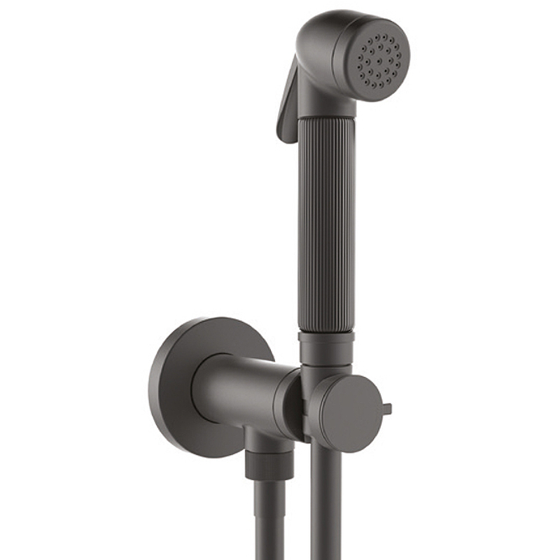 Гигиенический душ Bossini Nikita E37009B.073 черный купить в интернет-магазине сантехники Sanbest