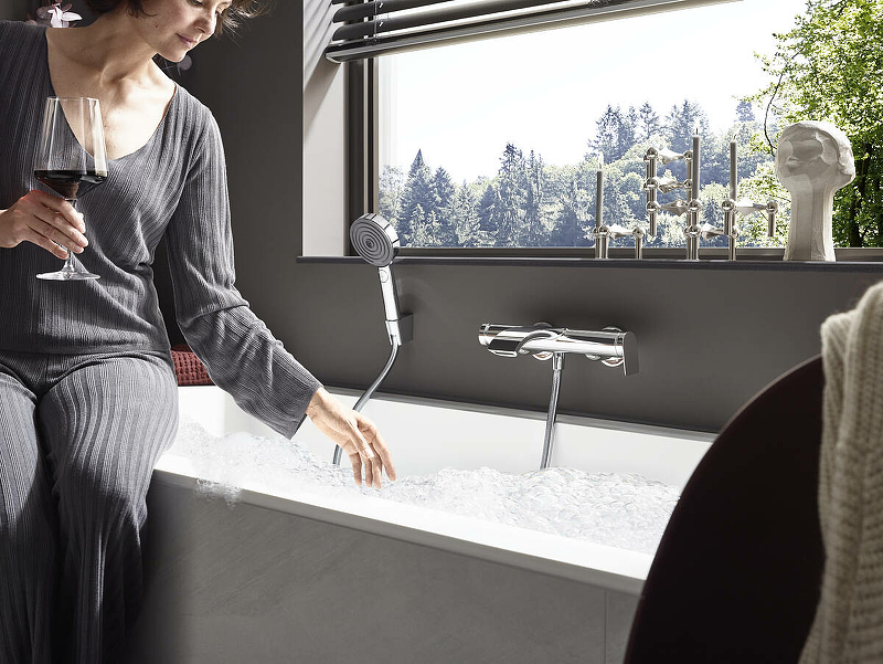 Душевая лейка Hansgrohe Pulsify Select Relaxation 24100000 хром купить в интернет-магазине сантехники Sanbest