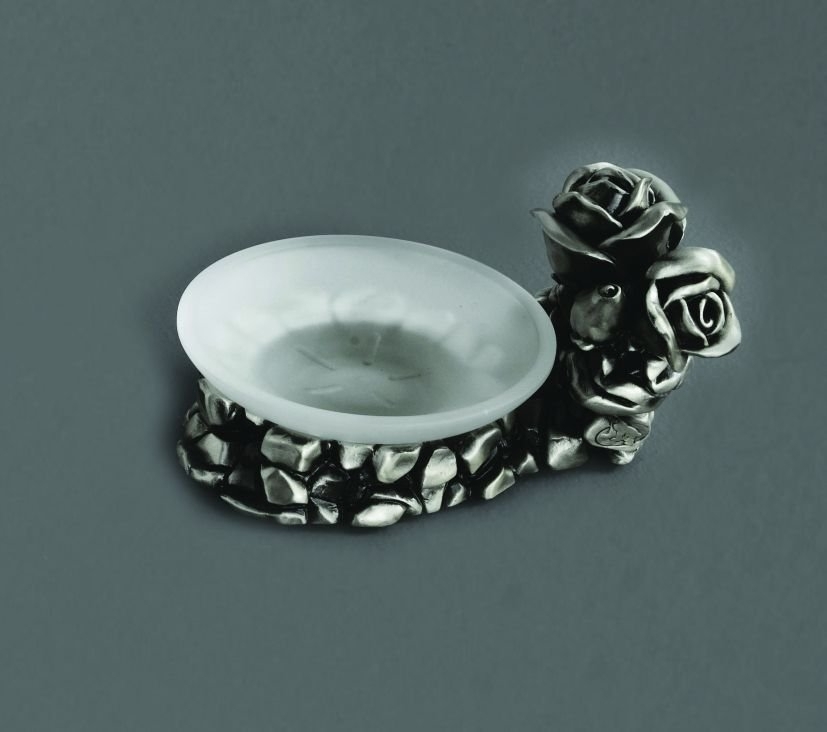 Мыльница Art&Max Rose AM-0091C-T серебро купить в интернет-магазине сантехники Sanbest