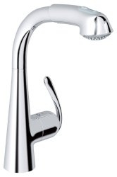 Смеситель для мойки Grohe Zedra 32553000 хром купить в интернет-магазине сантехники Sanbest