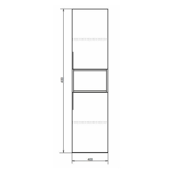 Пенал Comforty Франкфурт 40 для ванной в интернет-магазине сантехники Sanbest