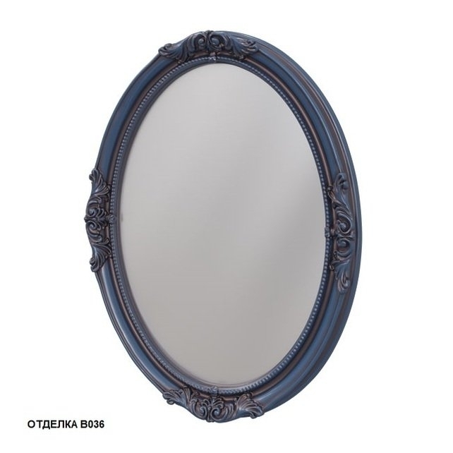 Зеркало Caprigo PL 030 Синее в ванную от интернет-магазине сантехники Sanbest