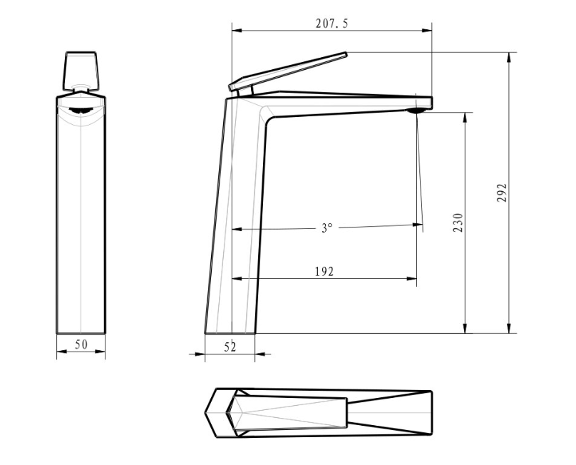 Смеситель для раковины Boheme Venturo 382 купить в интернет-магазине сантехники Sanbest