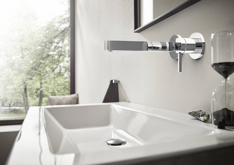 Смеситель для раковины Hansgrohe Finoris 76051000 хром купить в интернет-магазине сантехники Sanbest