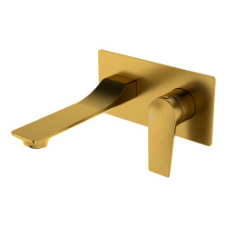 Смеситель для раковины WasserKRAFT Aisch 5530 золото купить в интернет-магазине сантехники Sanbest