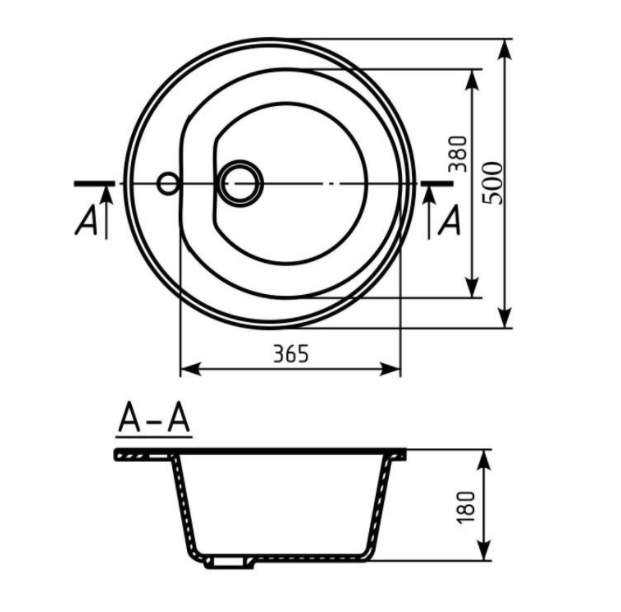 Мойка кухонная MIXLINE ML-GM11 532392 молоко купить в интернет-магазине сантехники Sanbest