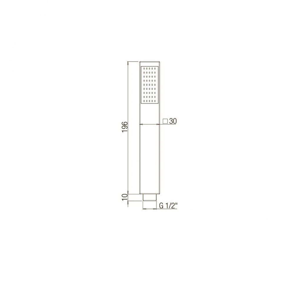 Душевая лейка PAINI Dax-R 82CR155 хром купить в интернет-магазине сантехники Sanbest