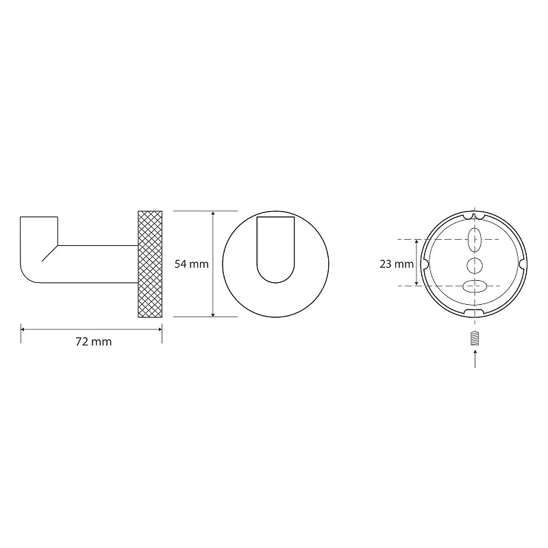 Крючок Bemeta Stella 166206022 хром купить в интернет-магазине сантехники Sanbest