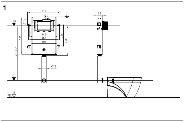 Комплект унитаза WeltWasser AMBERG 404 + MERZBACH 002 MT-BL + AMBERG RD-WT кнопка белая купить в интернет-магазине Sanbest