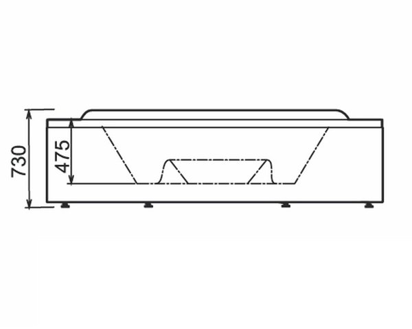 Гидромассажная ванна Gemy G9088 K 185х185 купить в интернет-магазине Sanbest