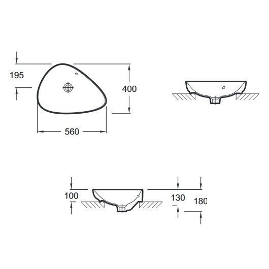 Тумба с раковиной Jacob Delafon PRESQU'ILE 83 EB1106-G1C+EVI102-00 белая глянцевая для ванной в интернет-магазине Sanbest