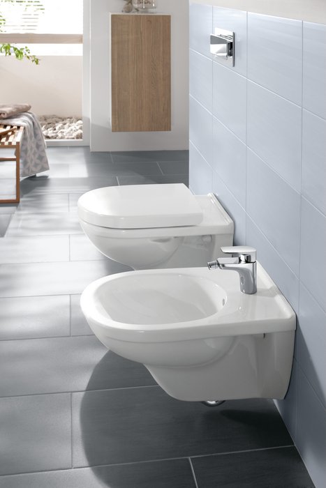 Унитаз подвесной Villeroy&Boch O.Novo 5660H101 с крышкой микролифт купить в интернет-магазине Sanbest