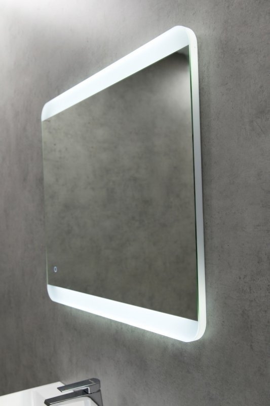 Зеркало BelBagno SPC-CEZ-1000-700-LED-BTN в ванную от интернет-магазине сантехники Sanbest