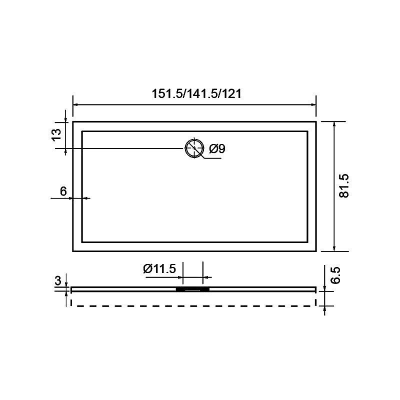 Душевой поддон Aquanet Gamma 00176904 121x81.5 купить в интернет-магазине Sanbest