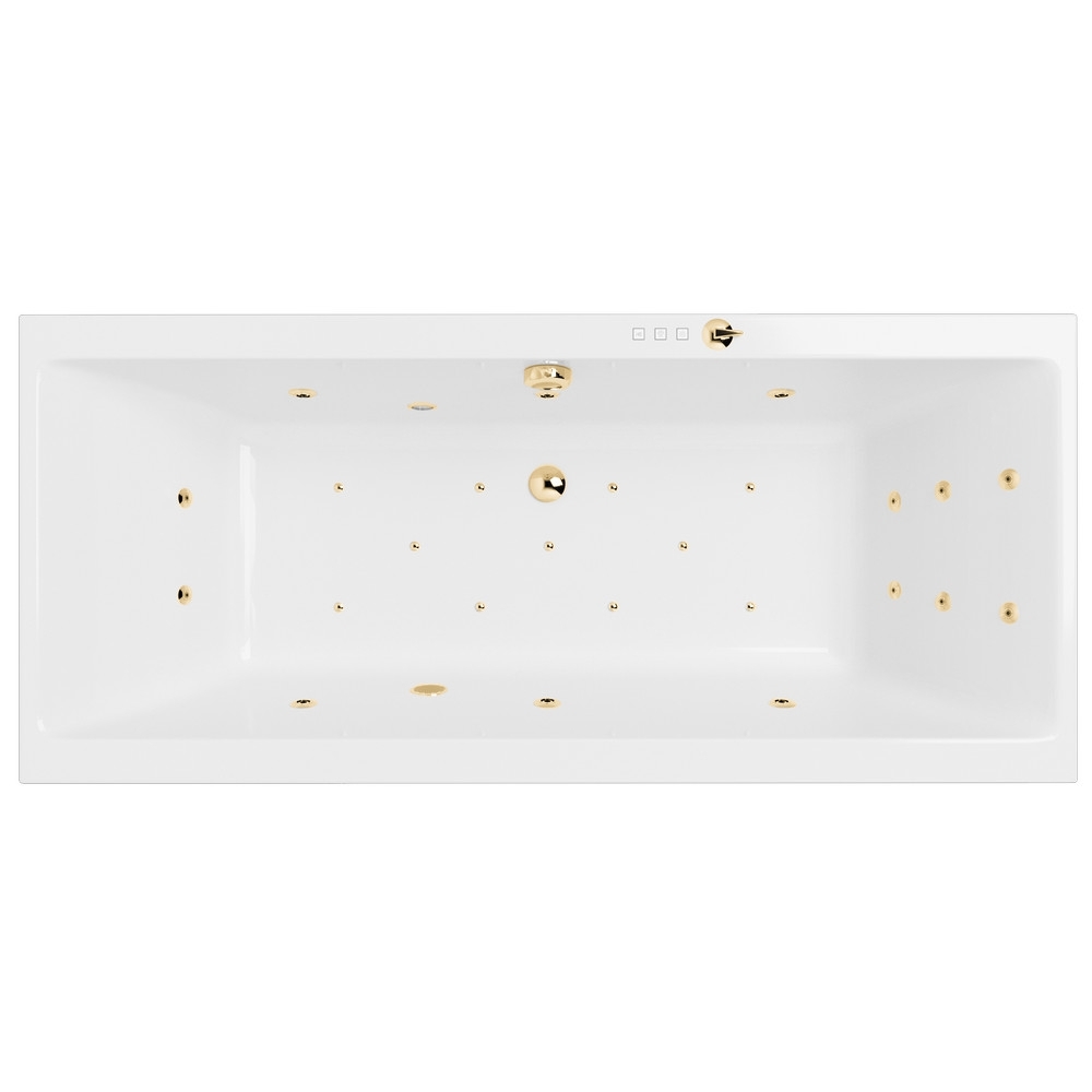 Ванна акриловая EXCELLENT Pryzmat 160x75 ULTRA золото купить в интернет-магазине Sanbest