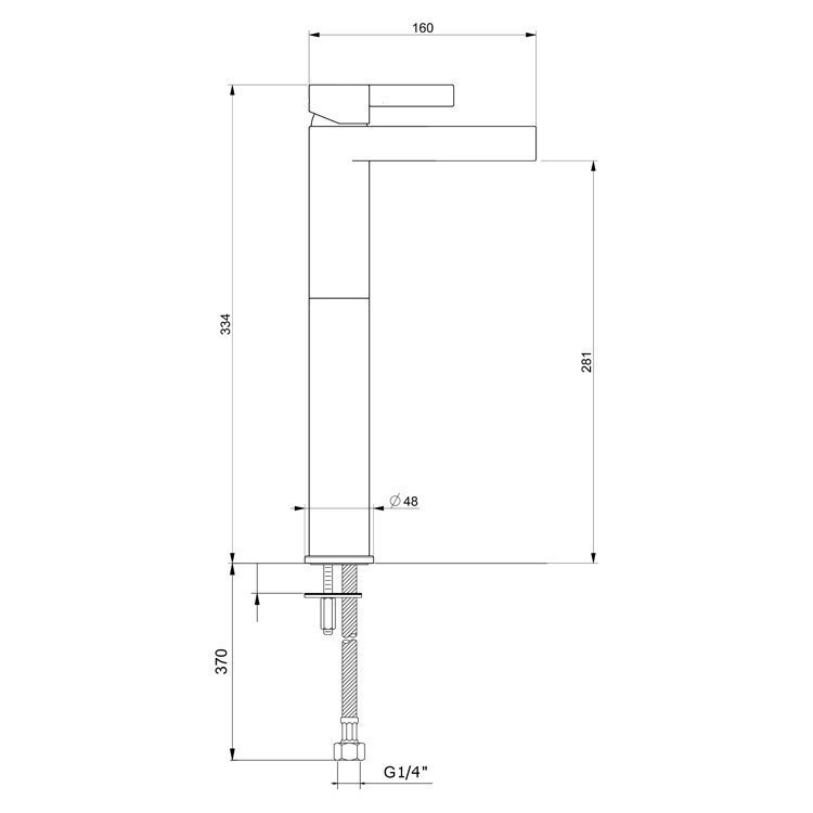 Смеситель для раковины Webert DoReMi DR830402015 купить в интернет-магазине сантехники Sanbest