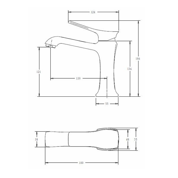 Смеситель для раковины Comforty FC066A-CCT хром купить в интернет-магазине сантехники Sanbest