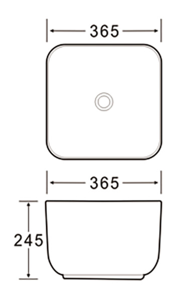 Раковина SantiLine SL-1111MB черная матовая купить в интернет-магазине Sanbest