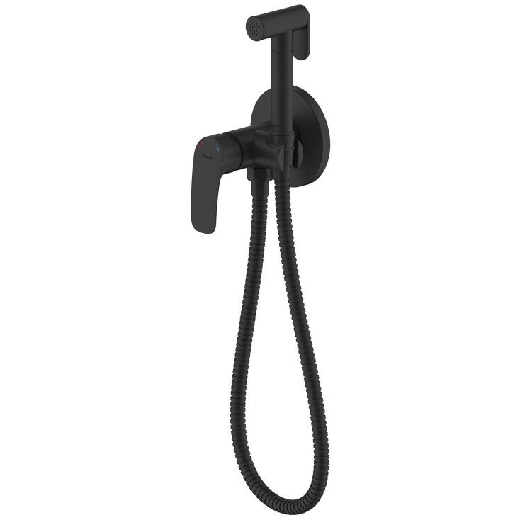 Гигиенический душ Milardo Rora RORBLR0M08 черный купить в интернет-магазине сантехники Sanbest