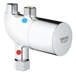 Термостатический смеситель для раковины Grohe Grohtherm Micro 34487000 хром купить в интернет-магазине сантехники Sanbest