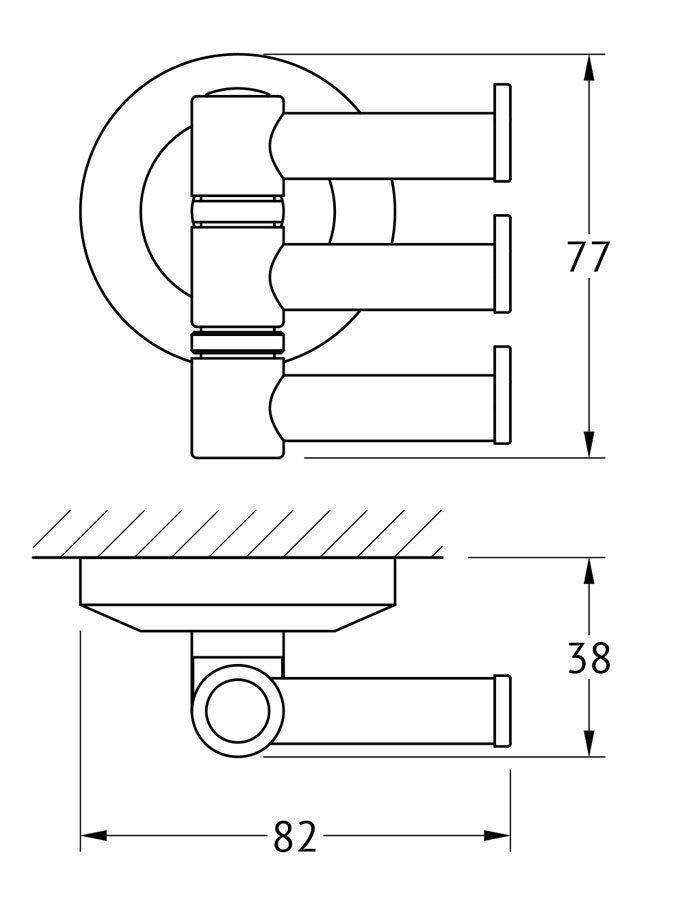 Крючок FBS Standard STA 047 купить в интернет-магазине сантехники Sanbest