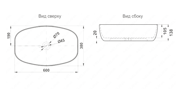 Раковина Melana 78329-805 белая купить в интернет-магазине Sanbest