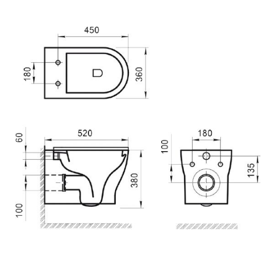 Унитаз подвесной BelBagno KRAFT BB064CHR купить в интернет-магазине Sanbest